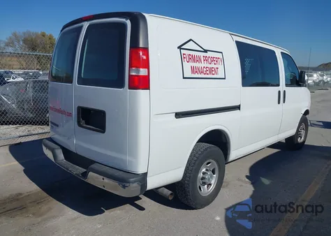 2019 Chevrolet Express 2500 Work Van from USA, damaged, VIN 1GCWGAFG2K1366071